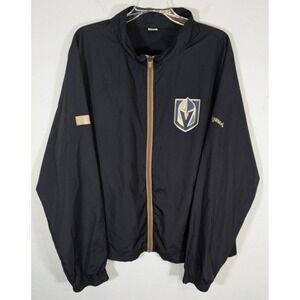Las Vegas Golden Knights Stations Casino Full Zip Windbreaker‎ Jacket Adult XL